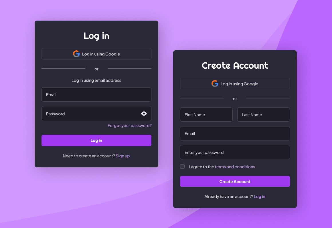 Home page